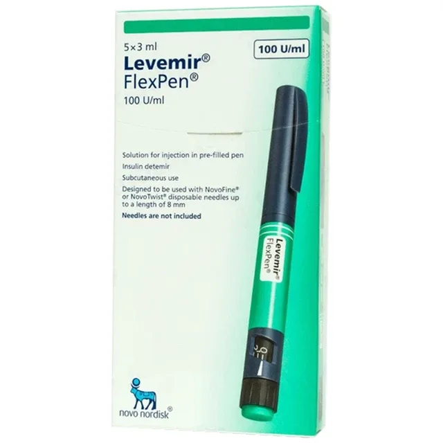 Bút tiêm Levemir FlexPen 100U/ml Novo Nordisk trị tiểu đường