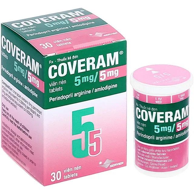 Coveram 5mg/5mg Servier