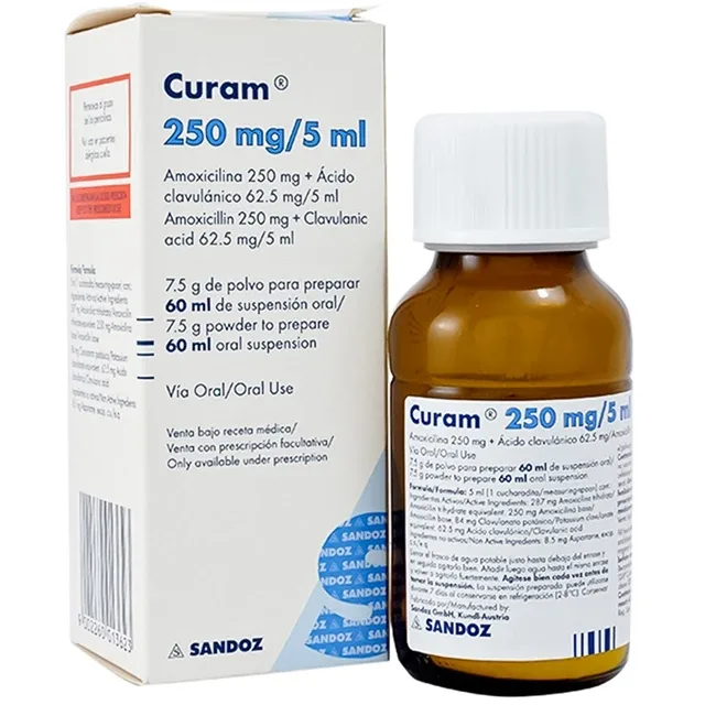 Curam 250mg/5ml Sandoz