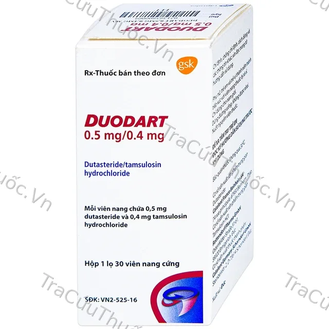 Duodart 0.5mg/0.4mg GSK