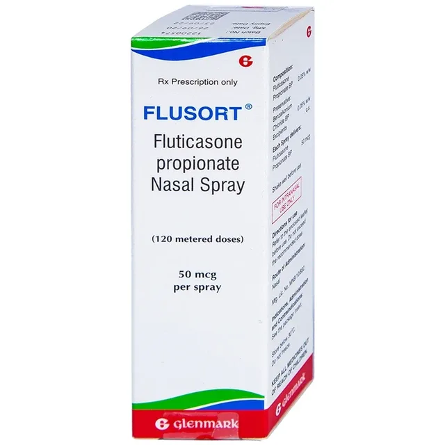 Flusort 50mcg/liều Glenmark thuốc xịt mũi điều trị viêm mũi dị ứng