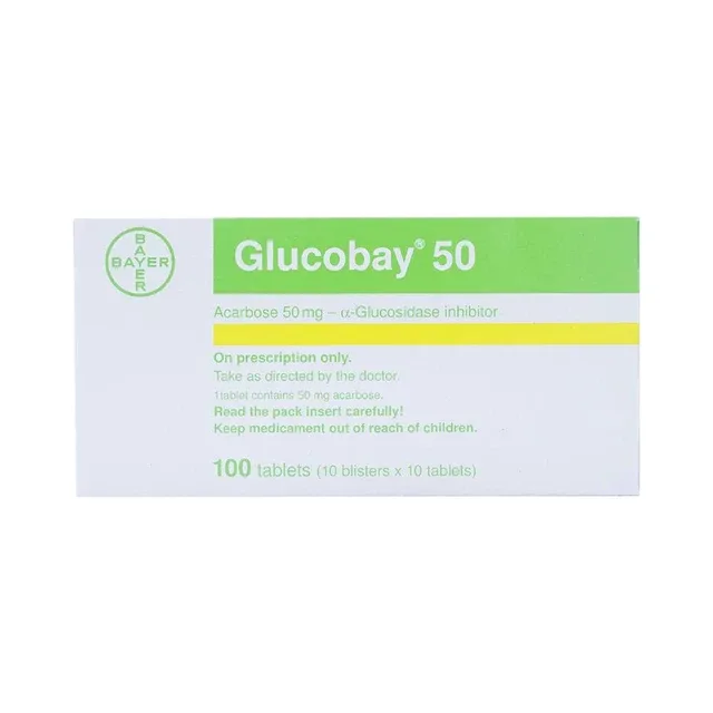 Glucobay 50 điều trị tiểu đường