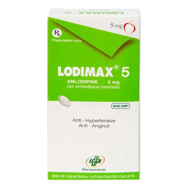 Lodimax 5 OPV Pharma điều trị tăng huyết áp