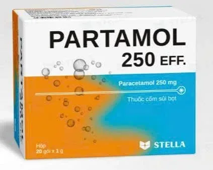 thuốc Partamol 250 Eff Paracetamol 250mg Stella