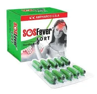 thuốc Sosfever Fort Ibuprofen 400mg Ampharco