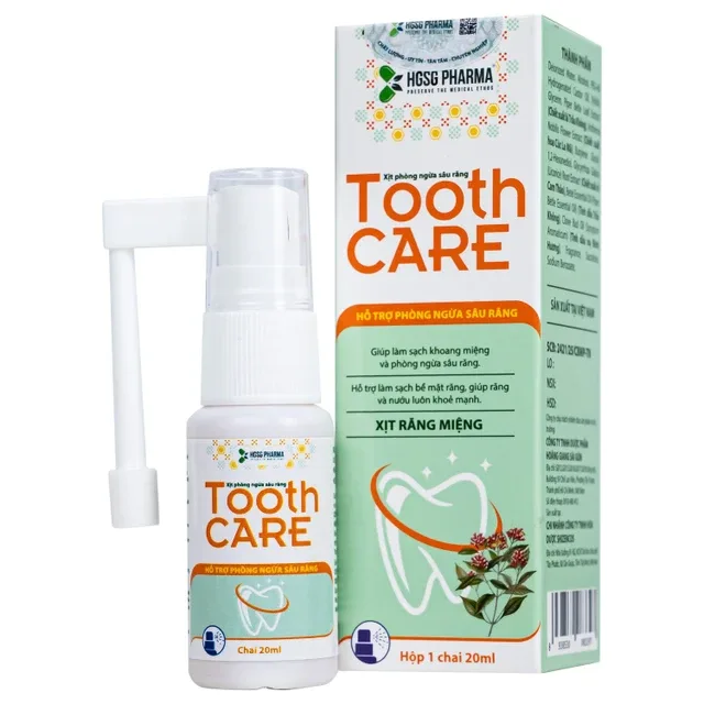 Tooth Care 20ml - Xịt giảm đau nhức răng, viêm nướu
