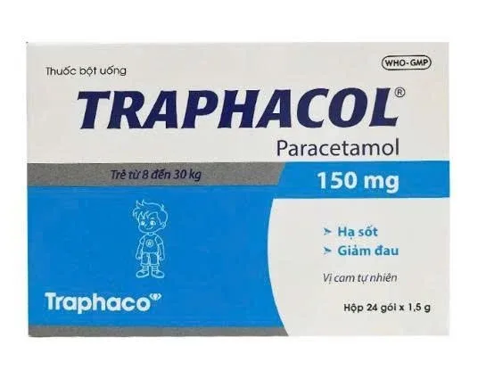 thuốc Traphacol Paracetamol 150mg Traphaco