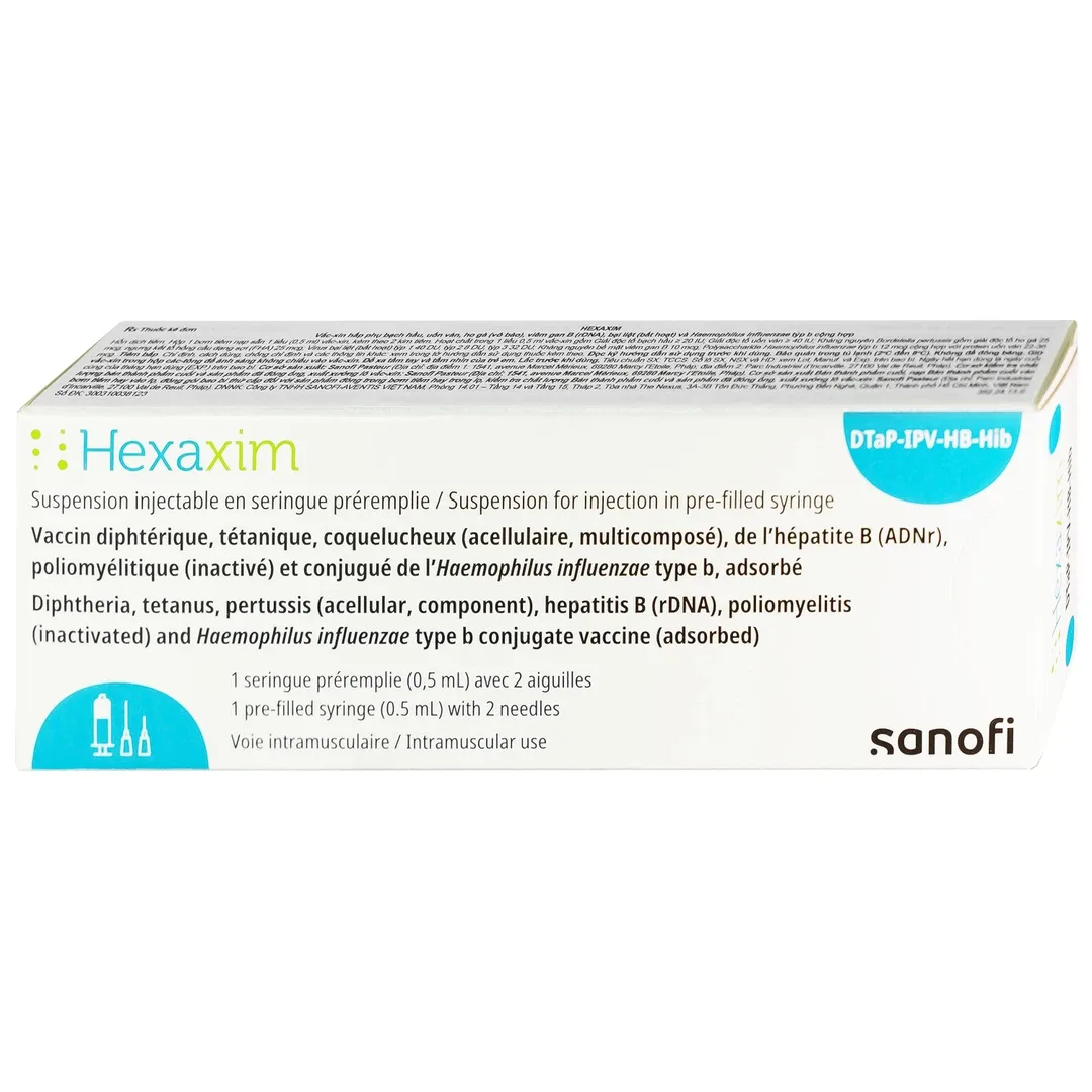 Vắc xin 6 trong 1 Hexaxim 0,5ml