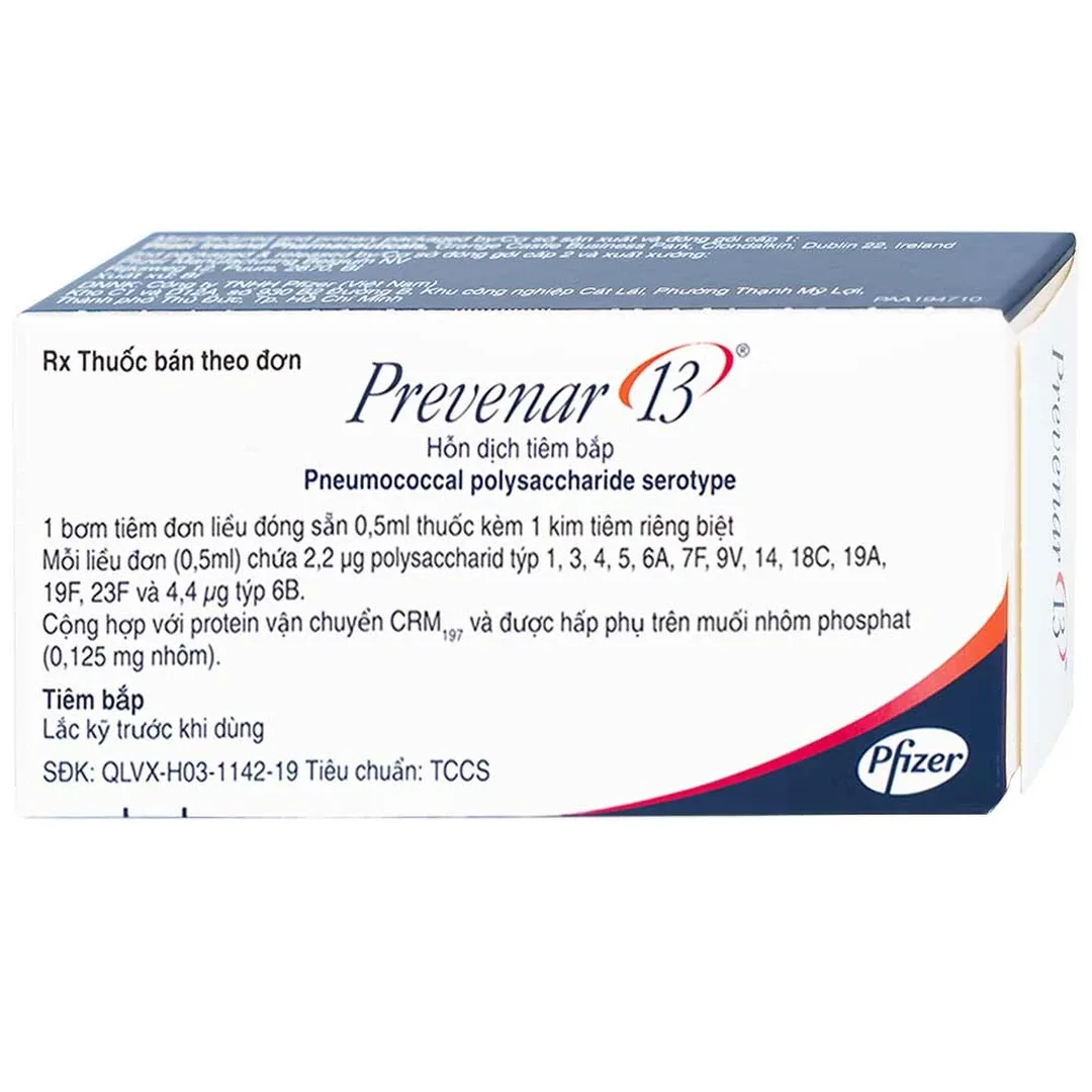 Vắc xin phế cầu Prevenar 13 0,5ml Inj