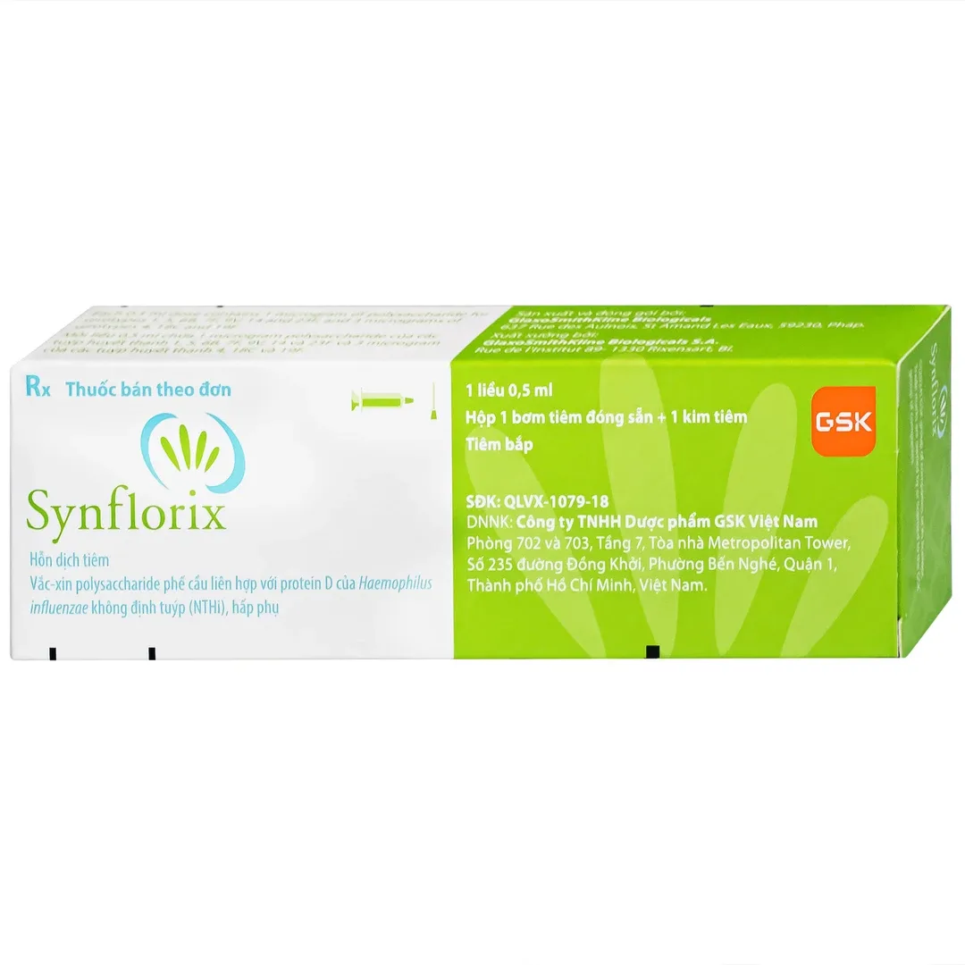 Vắc xin phế cầu Synflorix Inj 0,5ml