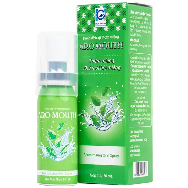 Xịt thơm miệng Aro Mouth 10ml